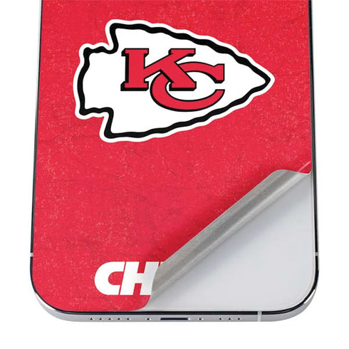 NFL Kansas City Chiefs Distressed iPhone 12 Pro Max Skin